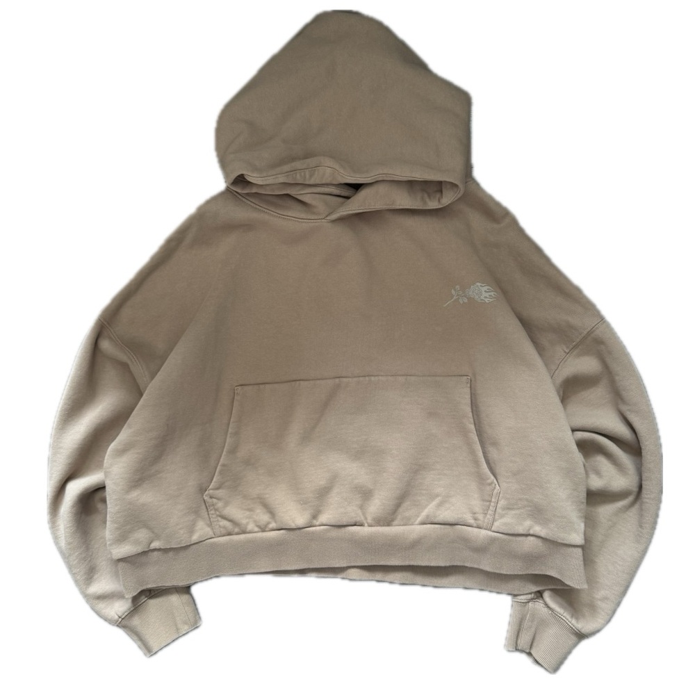 Civil Regime Cropped Oversized Hoodie